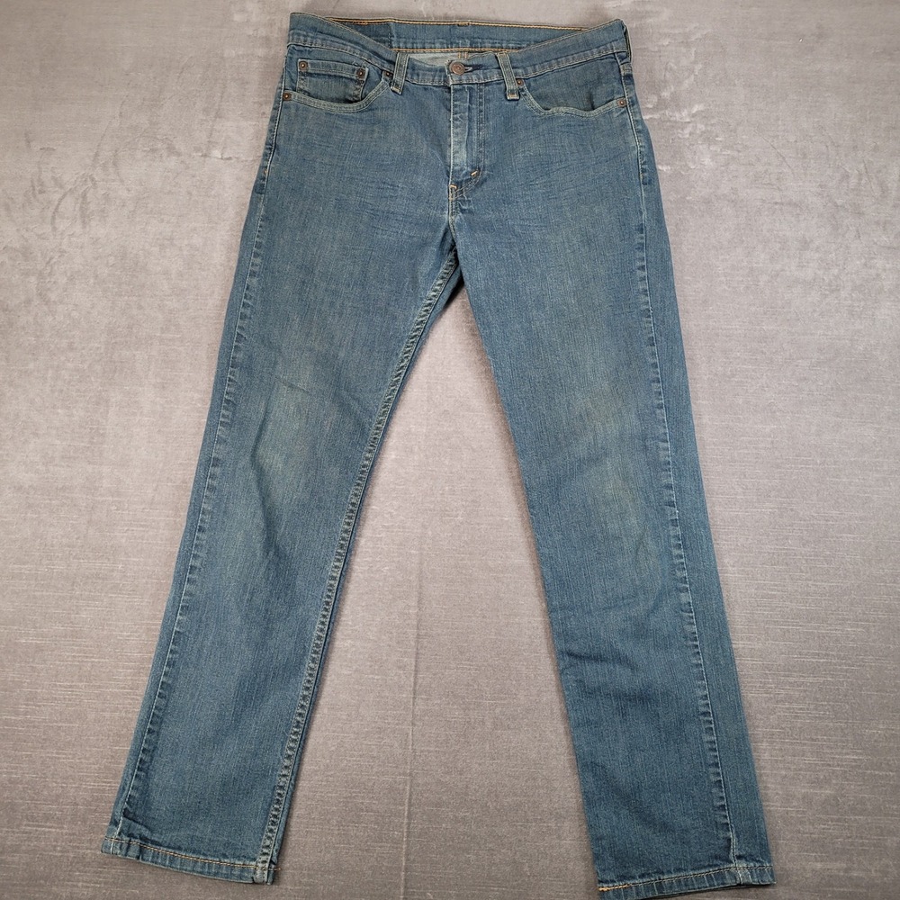 Levi Strauss Co 511 Slim Fit Mens Jeans Blue Wash Actual Size 30 x 28